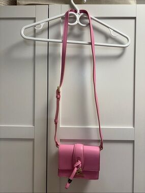 Moschino Pink Crossbody Bag with Gold Hardware